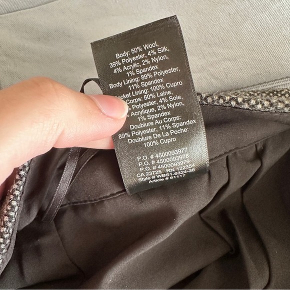 Babaton Aritzia Cohen Wool Pant 0 - Picture 5 of 7